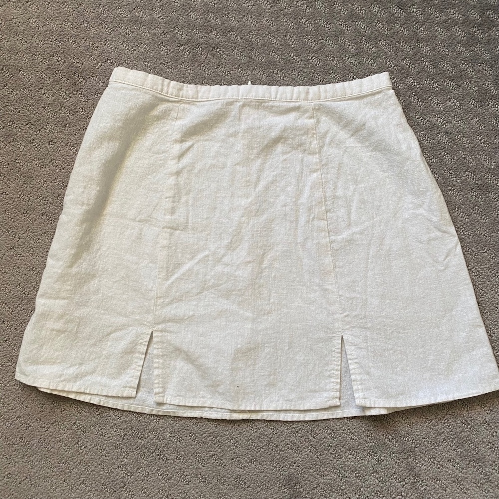 White Tennis Skirt by American Apparel